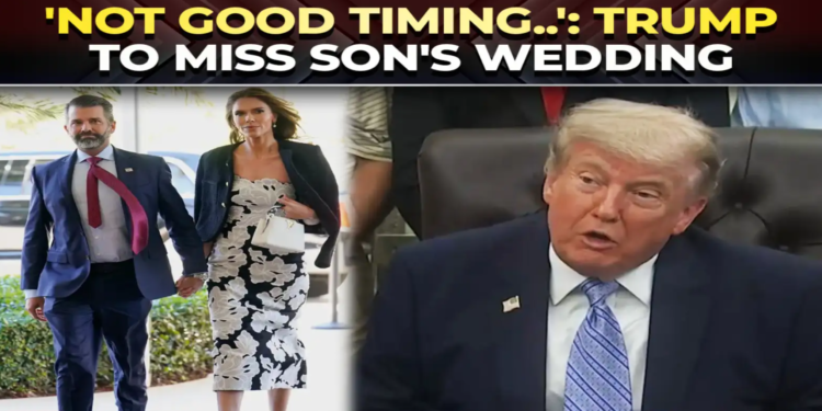 Why Donald Trump Reportedly Missed His Son’s Wedding — Inside the Moment That Sparked Public Attention